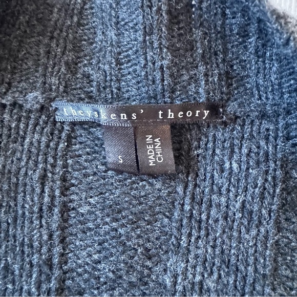 Theyskens’ Theory wool open cardigan sweater Small Gray - Picture 3 of 8